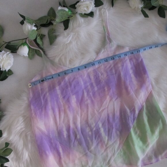 Soprano | Tie Dye Purple and Green Layered Top - Picture 2 of 10